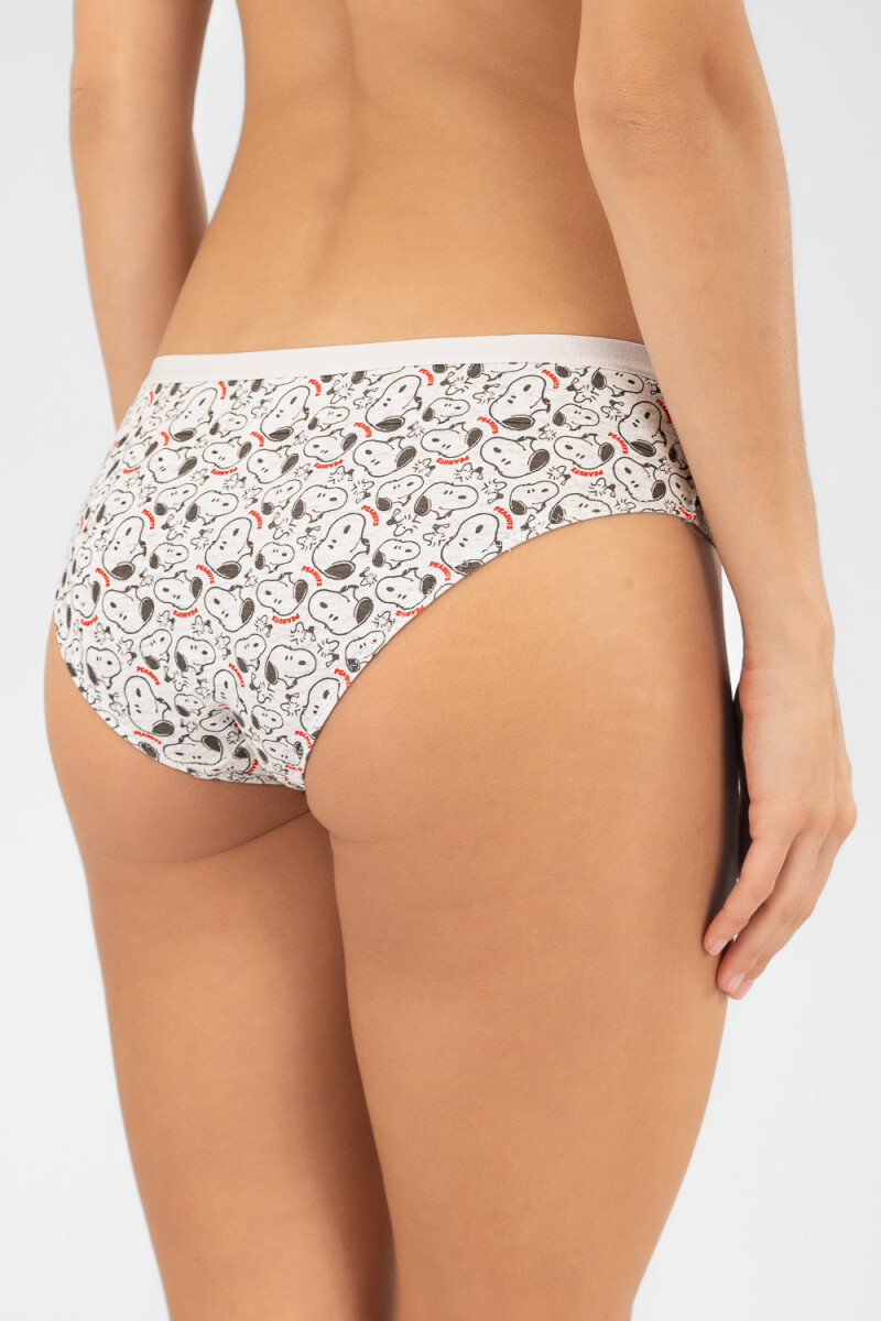 Culotte snoopy scurry Gris melange