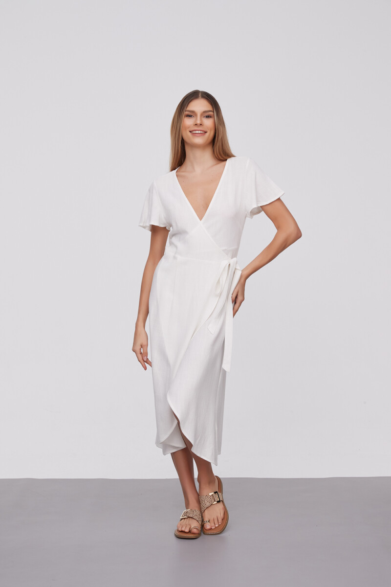 Vestido Biruk - Marfil / Off White 