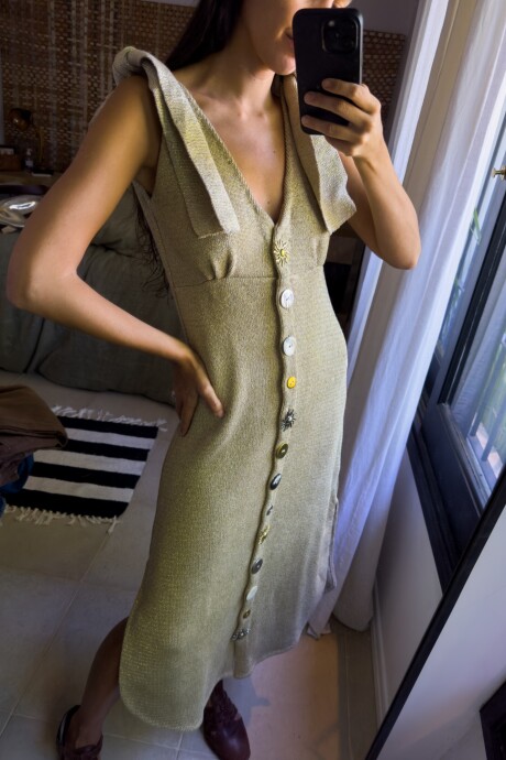Row Glow Dress Dorado
