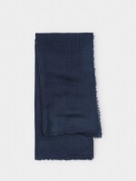 Pashmina De Lana azul-marino