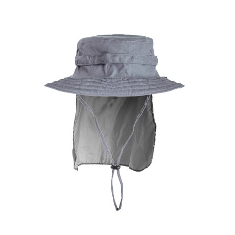 Sombrero Capelina de pescador con cubre nuca Protección UV50+ - Fox Boy Gris