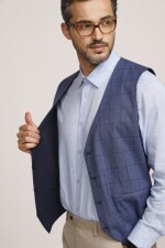Chaleco Reversible Due Volti MARINO/AZUL