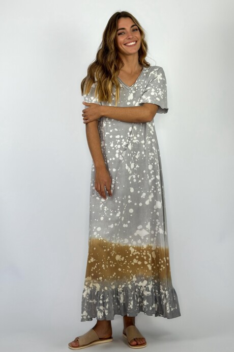 VESTIDO MOJITO Gris Claro