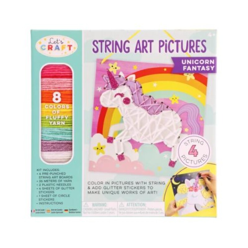 Kit de arte en hilo Unicornios Kit De Arte En Hilo Unicornios