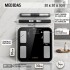 Balanza Digital Bluetooth Baño Bioimpedancia Masa Corporal 8 electrodos CLEMUR Color Negro Balanza Digital Bluetooth Baño Bioimpedancia Masa Corporal 8 electrodos CLEMUR Color Negro