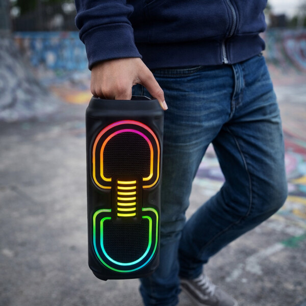 Parlante 2x4 Led Rgb Ms-3640bt PARLANTE 2X4 LED RGB MS-3640BT