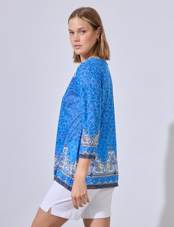 Blusa Brillo AZUL/MULTI