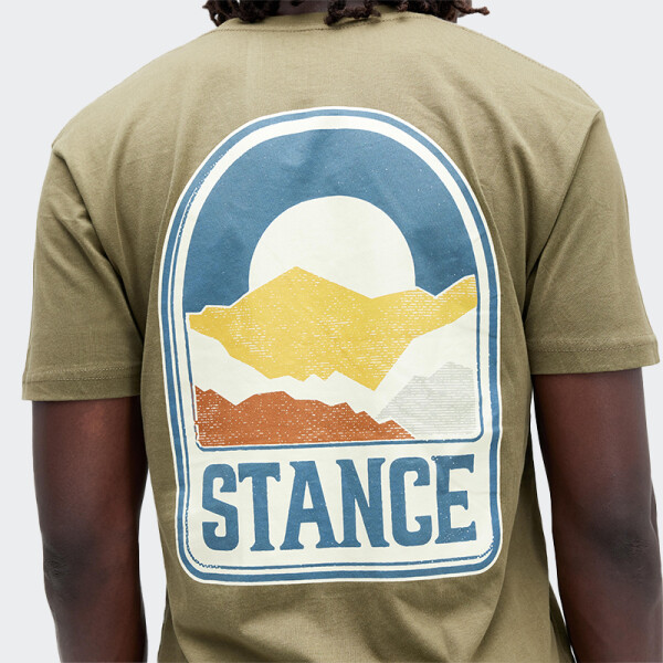 Remera Stance Saddleback Verde