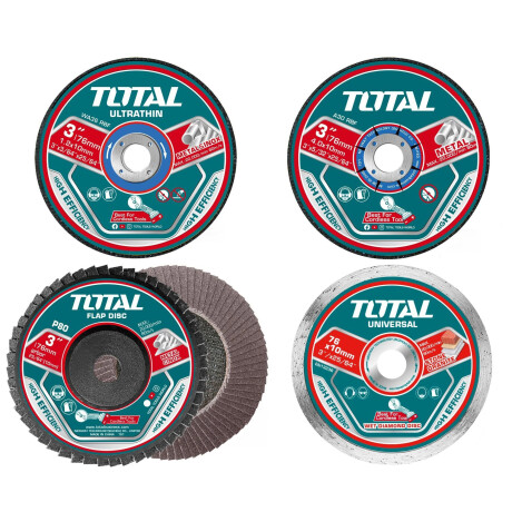 Set 30 Discos Corte Y Desbaste Para Mini Amoladora 3" Set 30 Discos Corte Y Desbaste Para Mini Amoladora 3"