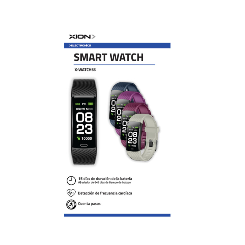 Reloj Smartwatch Xion 55 Inteligente Estilo Banda Reloj Smartwatch Xion 55 Inteligente Estilo Banda