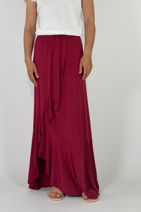 POLLERA SAVONA Bordeaux