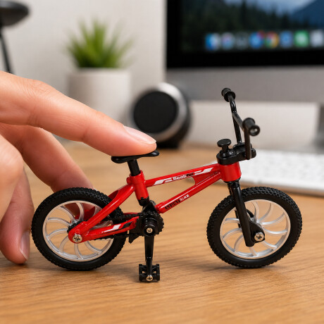 Mini bicicleta de juguete con accesorios Rojo