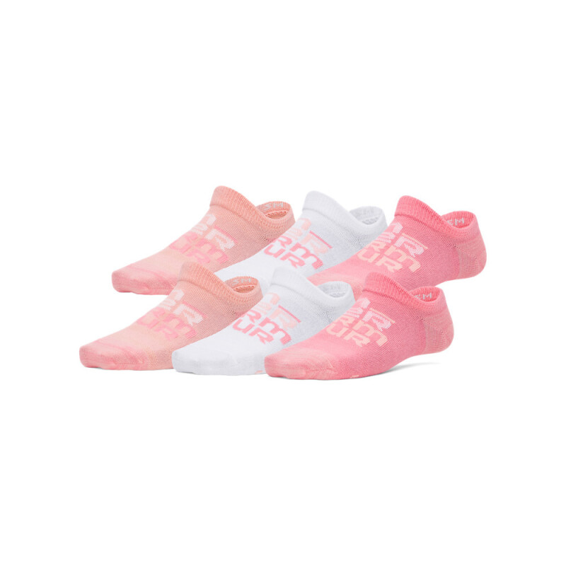 UA Yth Essential No Show 6pk-PNK PNK-601