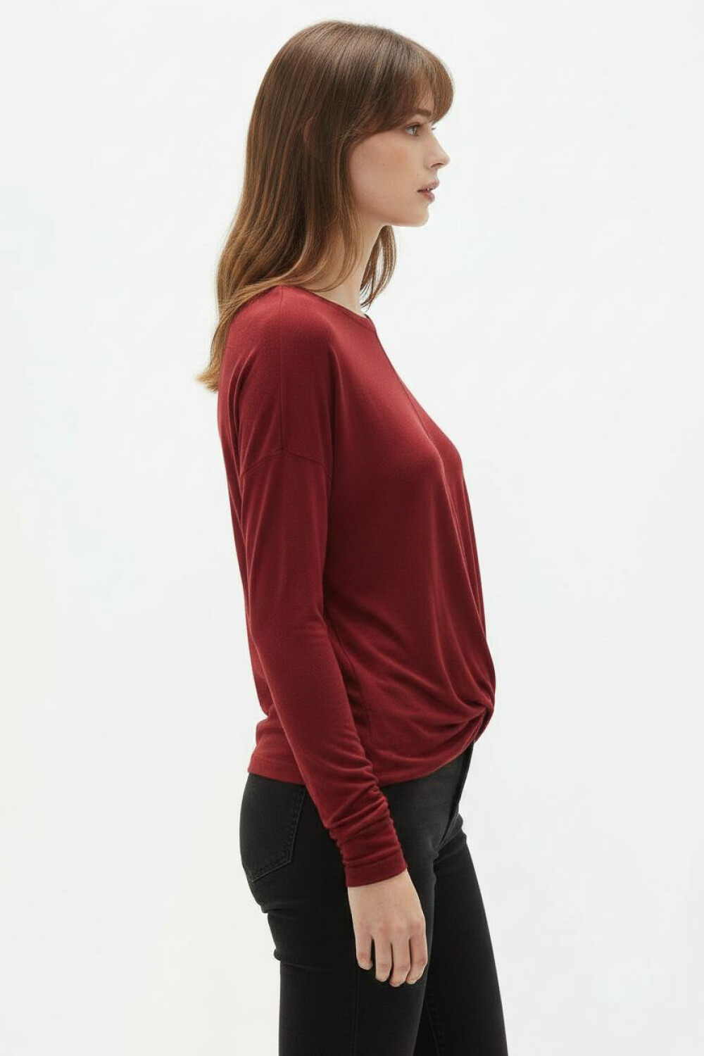 Remera Flea Bordeaux Oscuro