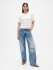 SS LINEN POINTELLE TOP NEW OFF WHITE