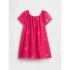 V-TULLE SEQUIN DRESS BRIGHT BEET
