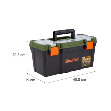 Caja de herramientas plástica Bauker 16" Caja de herramientas plástica Bauker 16"