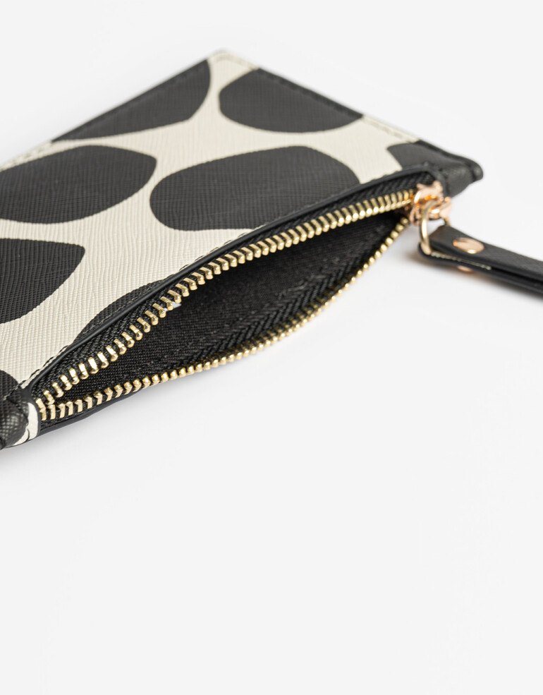 Tarjeteros Tarjetero Con Cierre Lunares - Estampado Lunares