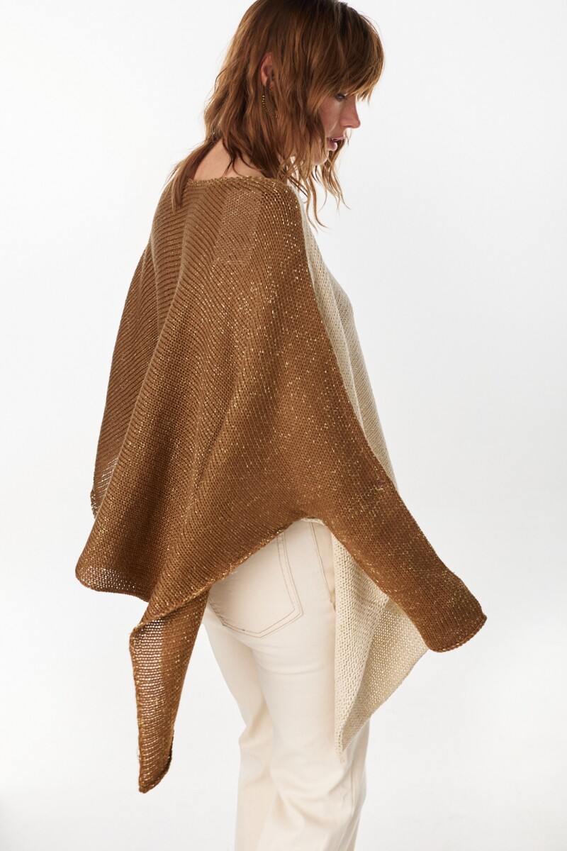 Poncho Misuna Cobre/Crudo