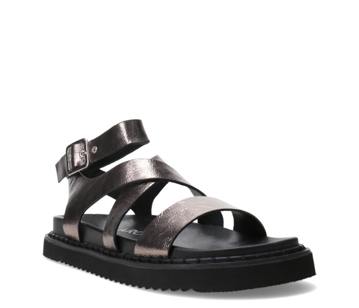 Sandalia FORYN con tiras Silver