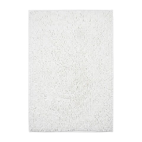 ALFOMBRA BLANCA 50X80CM P/BAÑO Unica