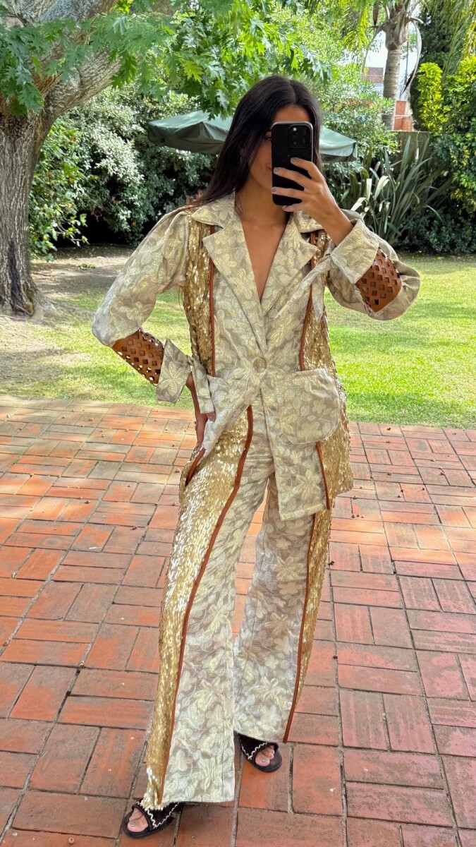 Disco Blazer - Champagne 