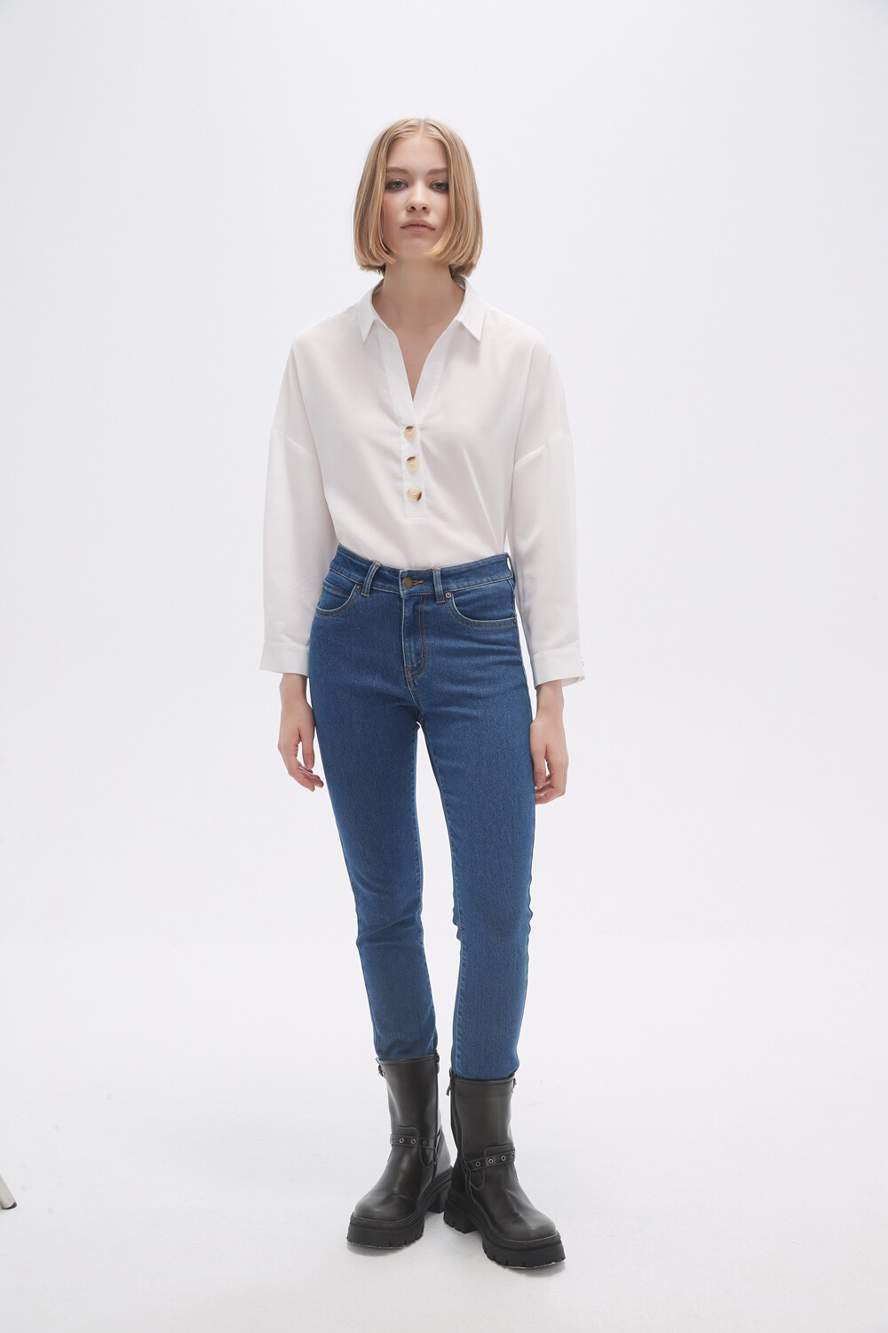 Pantalon Subiras Azul Medio