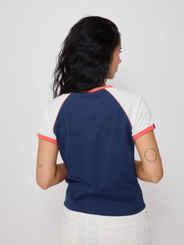 T-SHIRT UTARA RUSTY Azul Marino