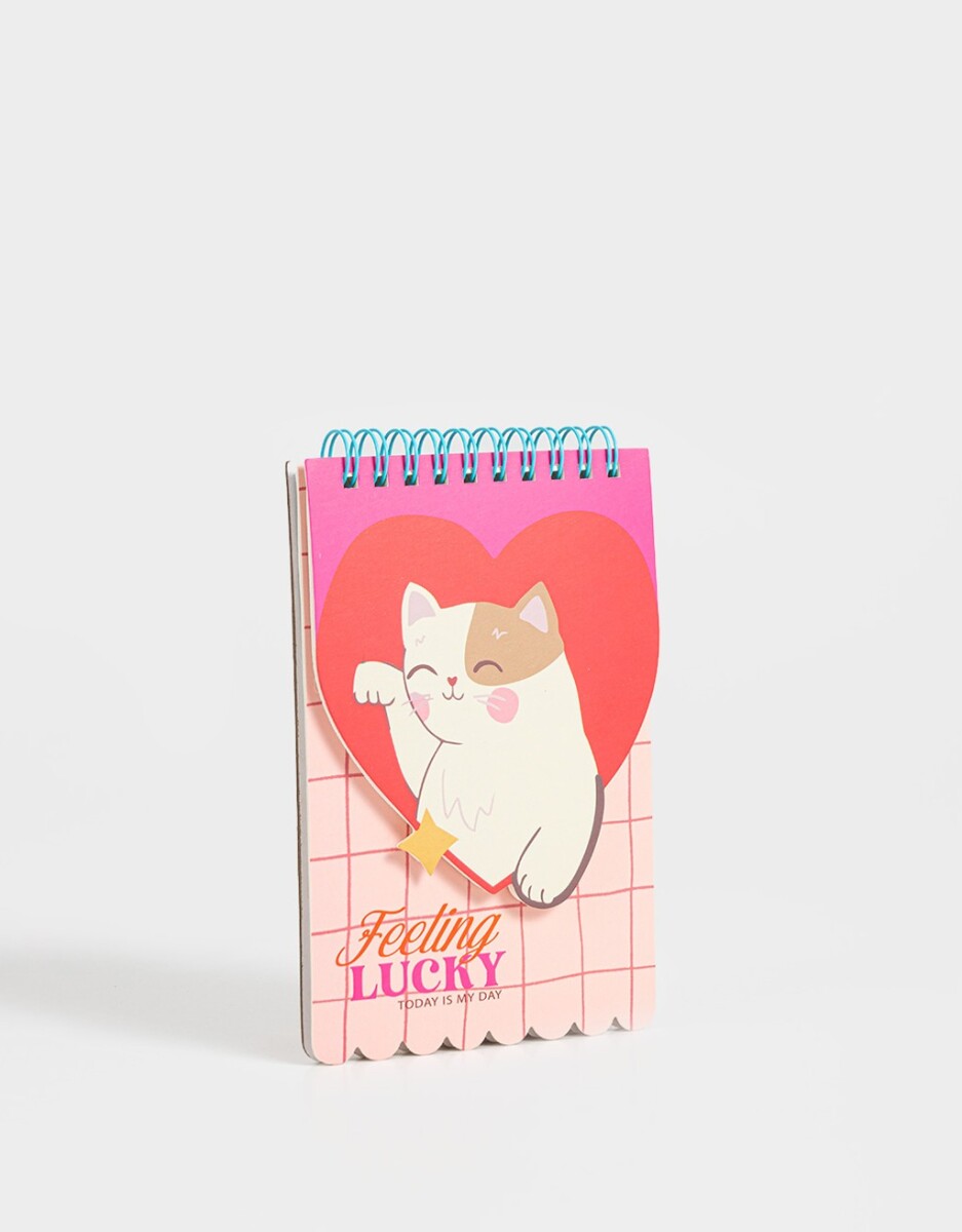 Memo Espiralado Estampa Lucky 