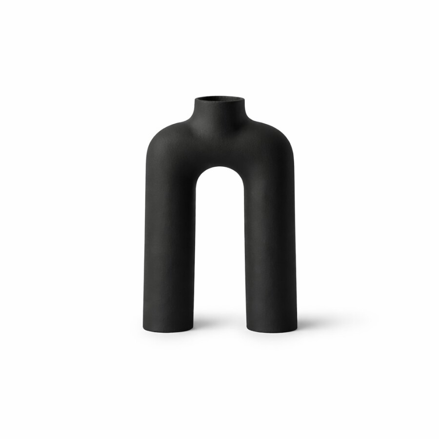 Jarrón Deco Teo Black