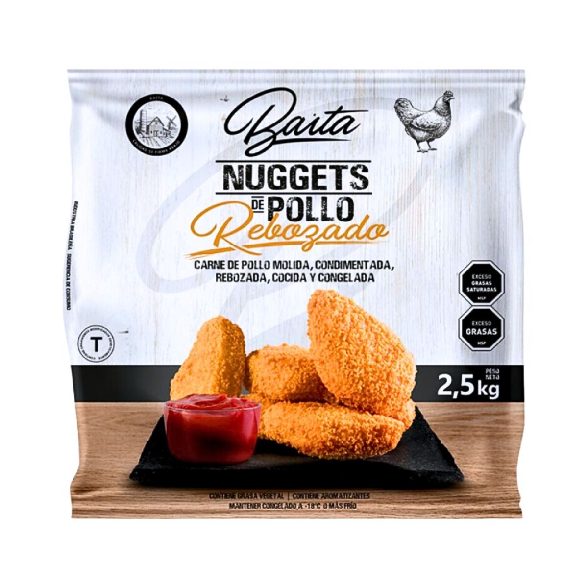 Nuggets de pollo Baita - 2,5 kg 