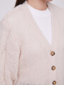 Cardigan Depos Crudo / Natural