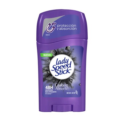 Desodorante Barra Lady Speed Stick Carbon Absorb 45 Grs. Desodorante Barra Lady Speed Stick Carbon Absorb 45 Grs.