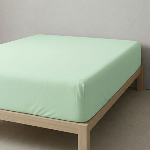 Sábana Ajustable Queen Size Bukara Kanguro 100% Microfibra VERDE