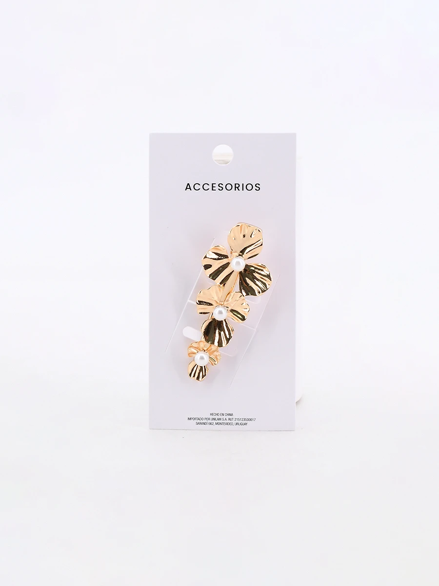 BROCHE ORQUIDEA - DORADO 