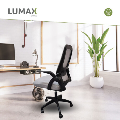 Silla Oficina Trent Ergonomica Giratoria para Escritorio Gris