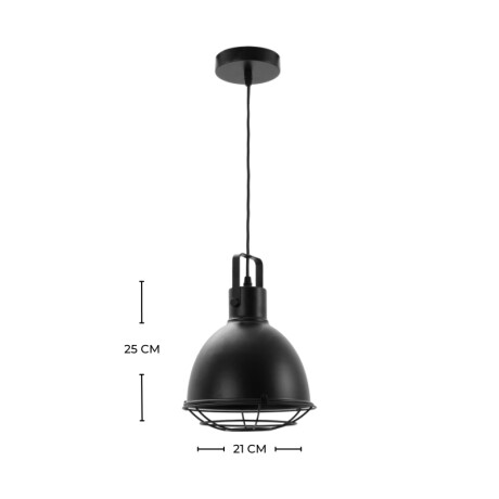 COLGANTE SHARP MEDIUM Luminaria Colgante Sharp Medium Negra