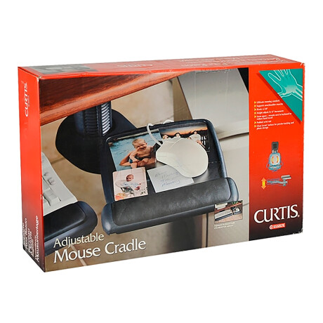 Curtis - Soporte para Mouse 76545 - Soporta Musculos de Brazo y Hombro. Altura Ajustable. Respaldo P 001