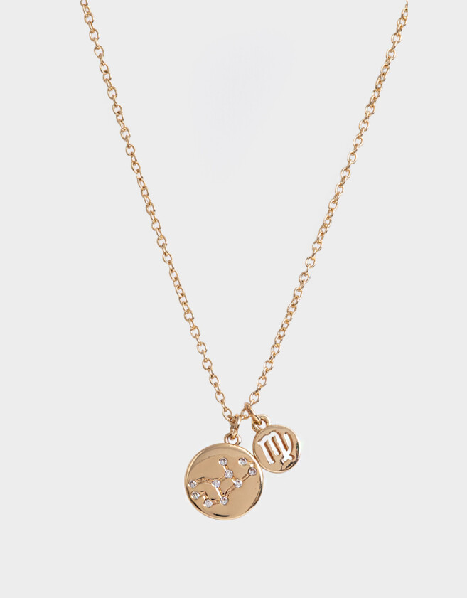 Cadena Corta con Dije Capsula Especial Cadena Corta Con Dije Virgo - Dorado