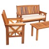 Set de Living Exterior - Madera Natural Set de Living Exterior - Madera Natural