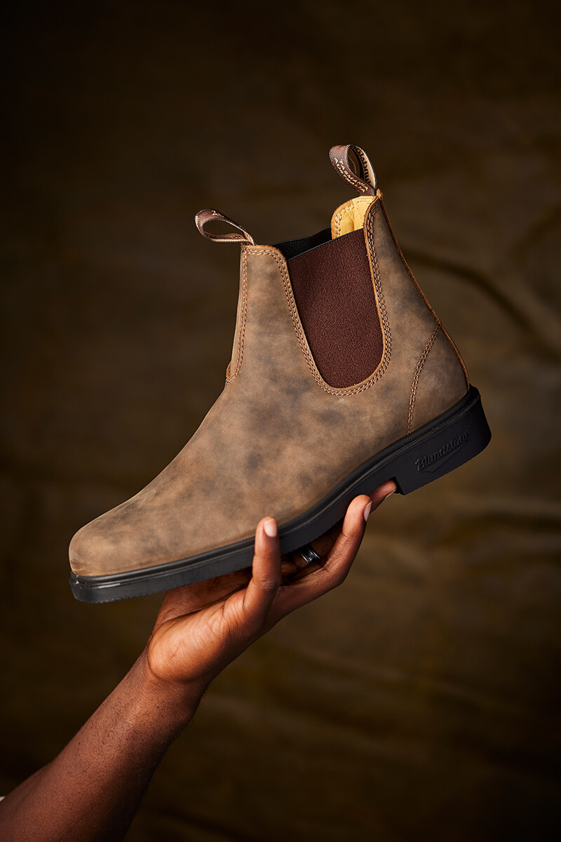 Botas 1306 Elastic Side Dress V Cut - Rustic Brown 