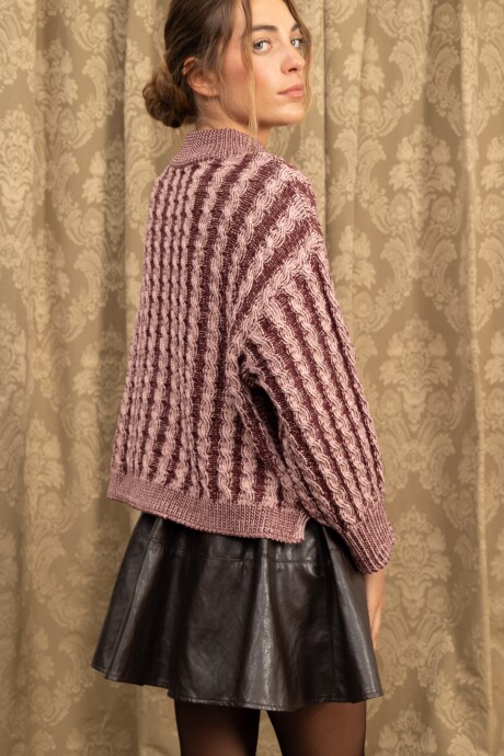 Sweater Edith Short Bordó