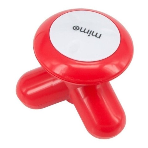 Masajeador Mini Eléctrico Portátil Usb O Pilas Mimo Color Variante Rojo