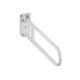 AGARRADERA SOPORTE REBATIBLE LOZA ESPACIO BLANCO 80 CM 000