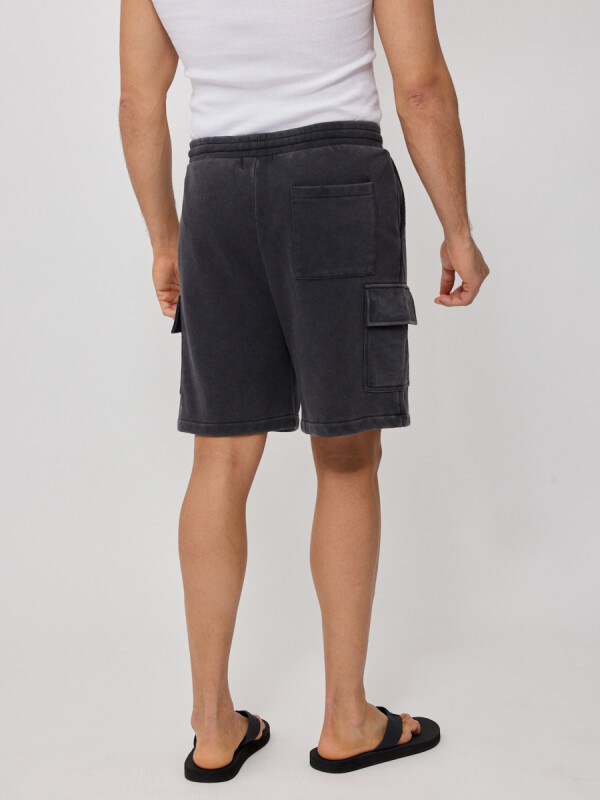 SHORT CARGO RIVEN RUSTY Negro