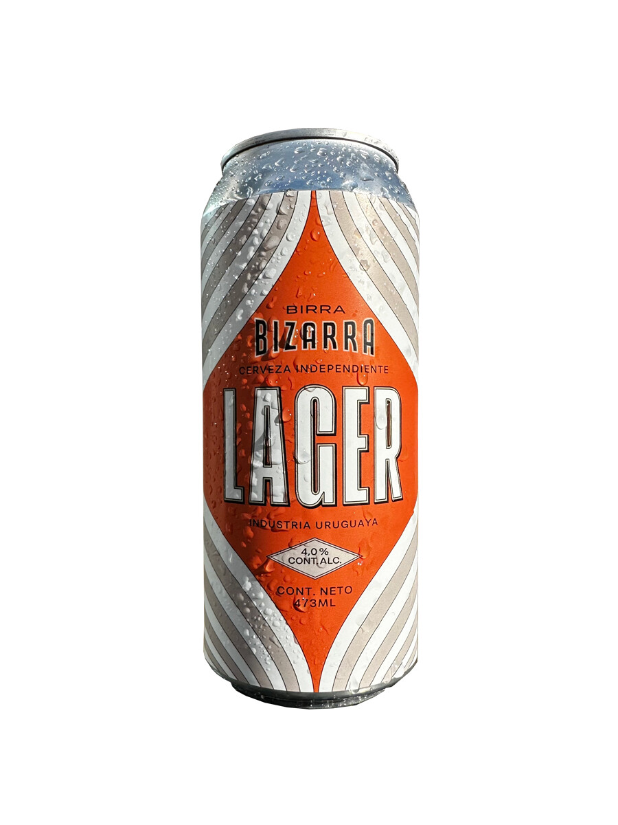 Cerveza Birra Bizarra Lager Lata 473 ml Cerveza Birra Bizarra Lager Lata 473 ml