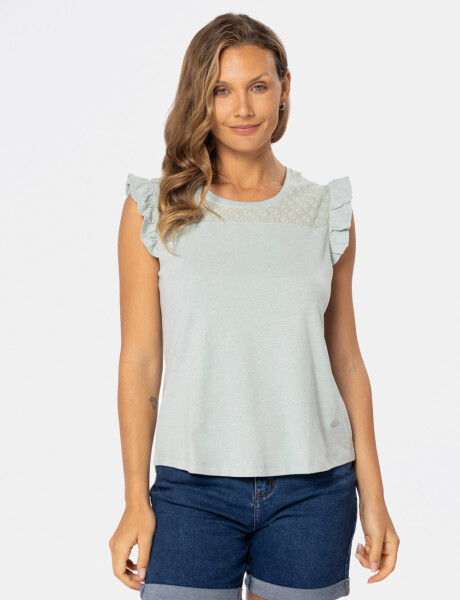 REMERA LISA Verde