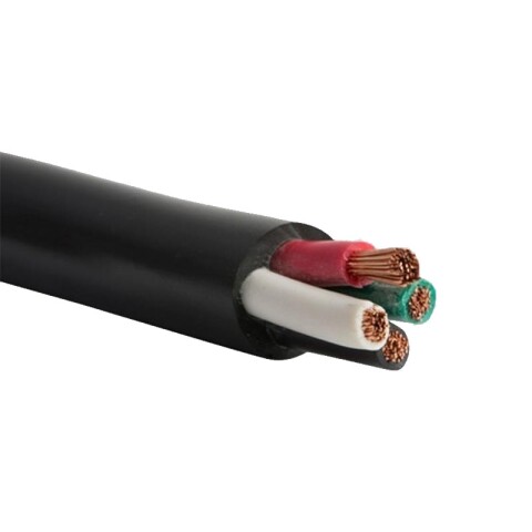 Cable bajo goma negro 4x6mm² - Funsa N06176