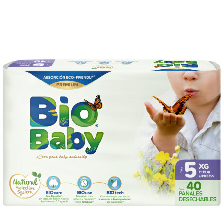Pañales Biobaby XG 40 Unidades Pañales Biobaby XG 40 Unidades