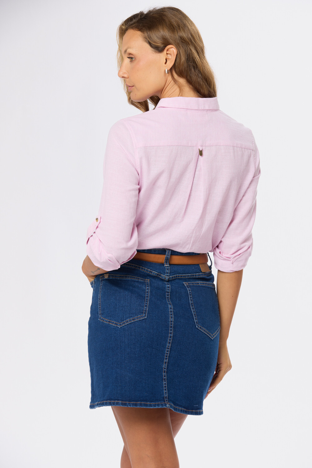 POLLERA DE JEAN Azul